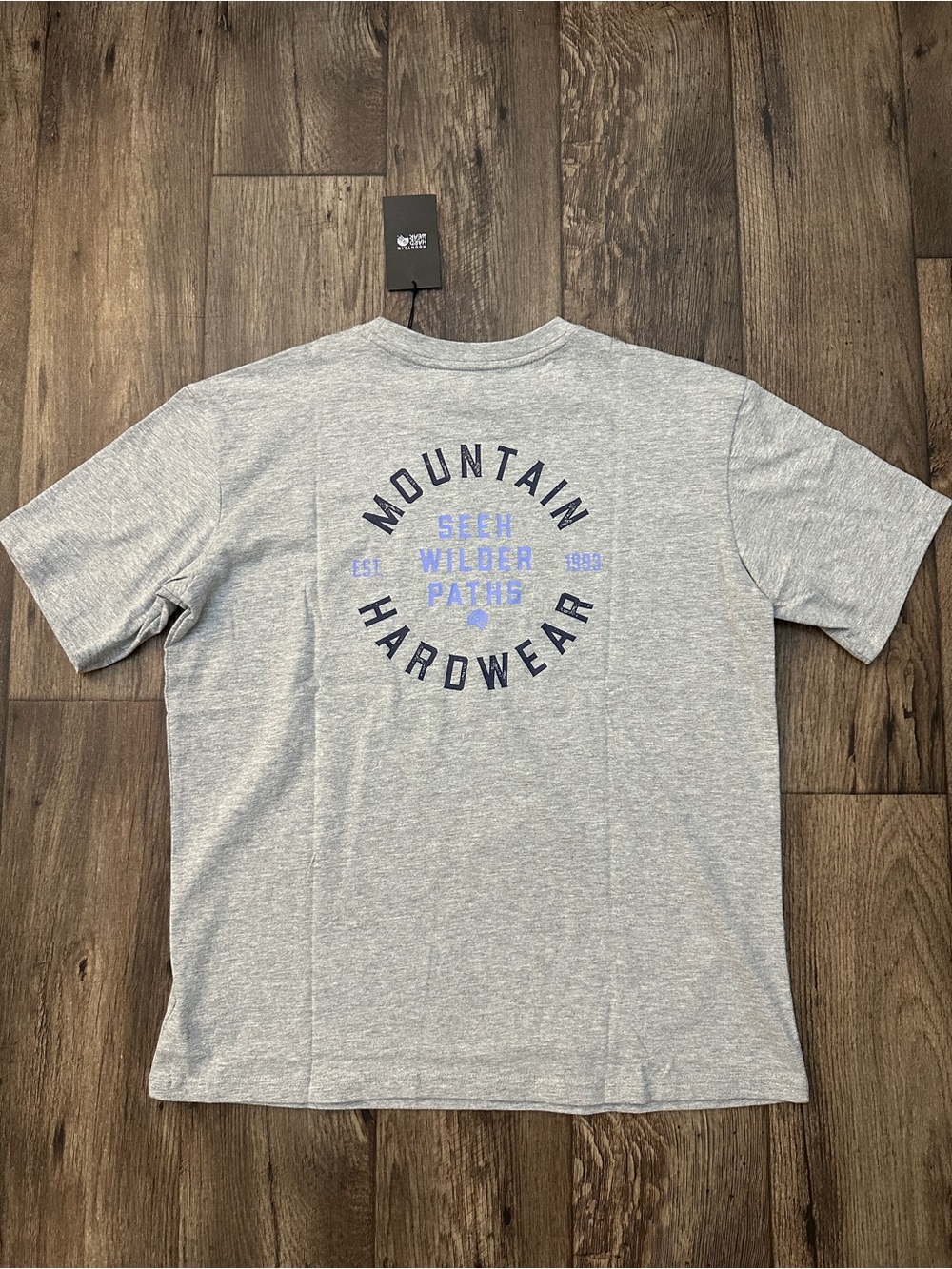 Mountain Hardwear Boxy Short Sleeves Cotton T-Shirt Women’s Size M Gray